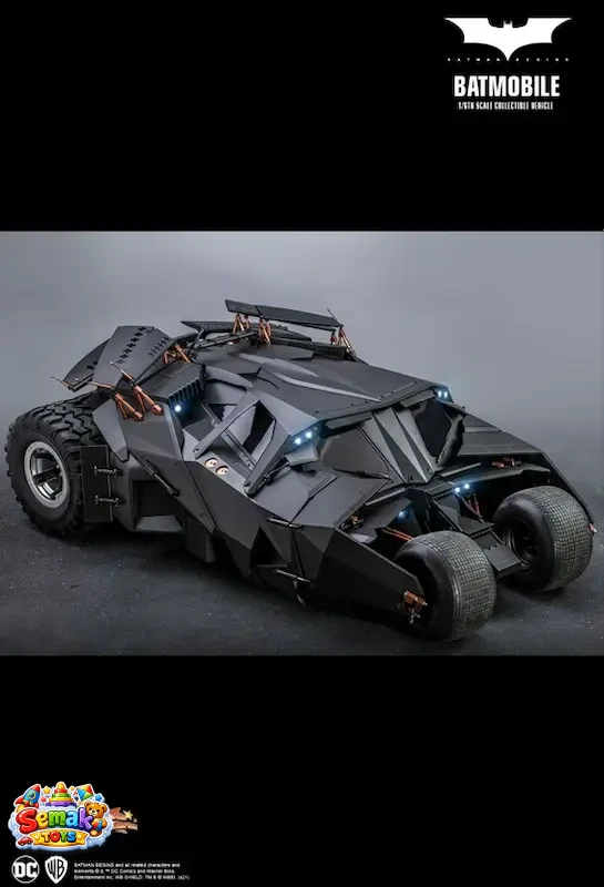 ماکت بتموبیل سه گانه دارک نایت قسمت بتمن بیگینز هات تویز 70 سانت مدل BATMOBILE THE DARK KNGHIT TRILOGYBATMAN BEGINS HOT TOYS