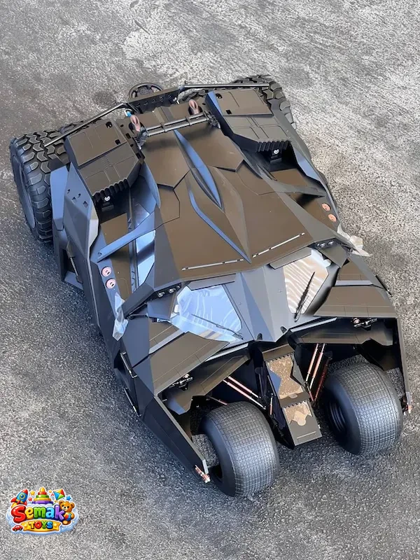 ماکت بتموبیل سه گانه دارک نایت قسمت بتمن بیگینز هات تویز 70 سانت مدل BATMOBILE THE DARK KNGHIT TRILOGYBATMAN BEGINS HOT TOYS
