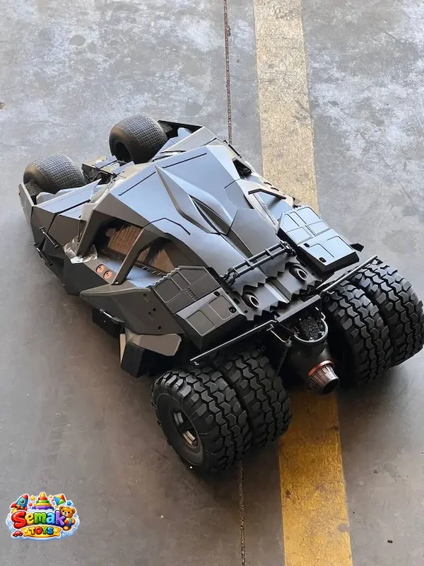 ماکت بتموبیل سه گانه دارک نایت قسمت بتمن بیگینز هات تویز 70 سانت مدل BATMOBILE THE DARK KNGHIT TRILOGYBATMAN BEGINS HOT TOYS