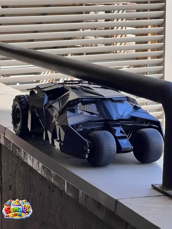 ماکت بتموبیل سه گانه دارک نایت قسمت بتمن بیگینز هات تویز 70 سانت مدل BATMOBILE THE DARK KNGHIT TRILOGYBATMAN BEGINS HOT TOYS