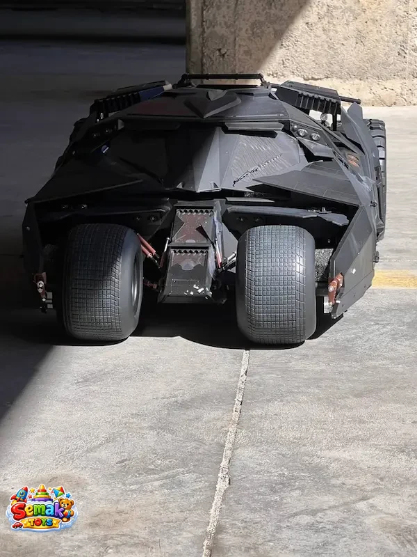 ماکت بتموبیل سه گانه دارک نایت قسمت بتمن بیگینز هات تویز 70 سانت مدل BATMOBILE THE DARK KNGHIT TRILOGYBATMAN BEGINS HOT TOYS
