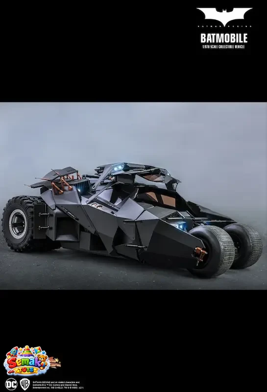 ماکت بتموبیل سه گانه دارک نایت قسمت بتمن بیگینز هات تویز 70 سانت مدل BATMOBILE THE DARK KNGHIT TRILOGYBATMAN BEGINS HOT TOYS