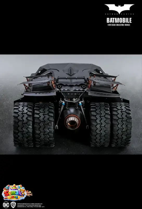 ماکت بتموبیل سه گانه دارک نایت قسمت بتمن بیگینز هات تویز 70 سانت مدل BATMOBILE THE DARK KNGHIT TRILOGYBATMAN BEGINS HOT TOYS