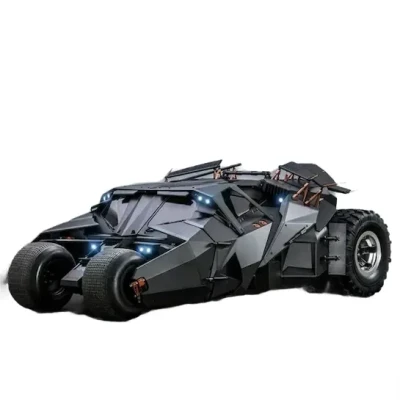 ماکت بتموبیل سه گانه دارک نایت قسمت بتمن بیگینز هات تویز 70 سانت مدل BATMOBILE THE DARK KNGHIT TRILOGYBATMAN BEGINS HOT TOYS
