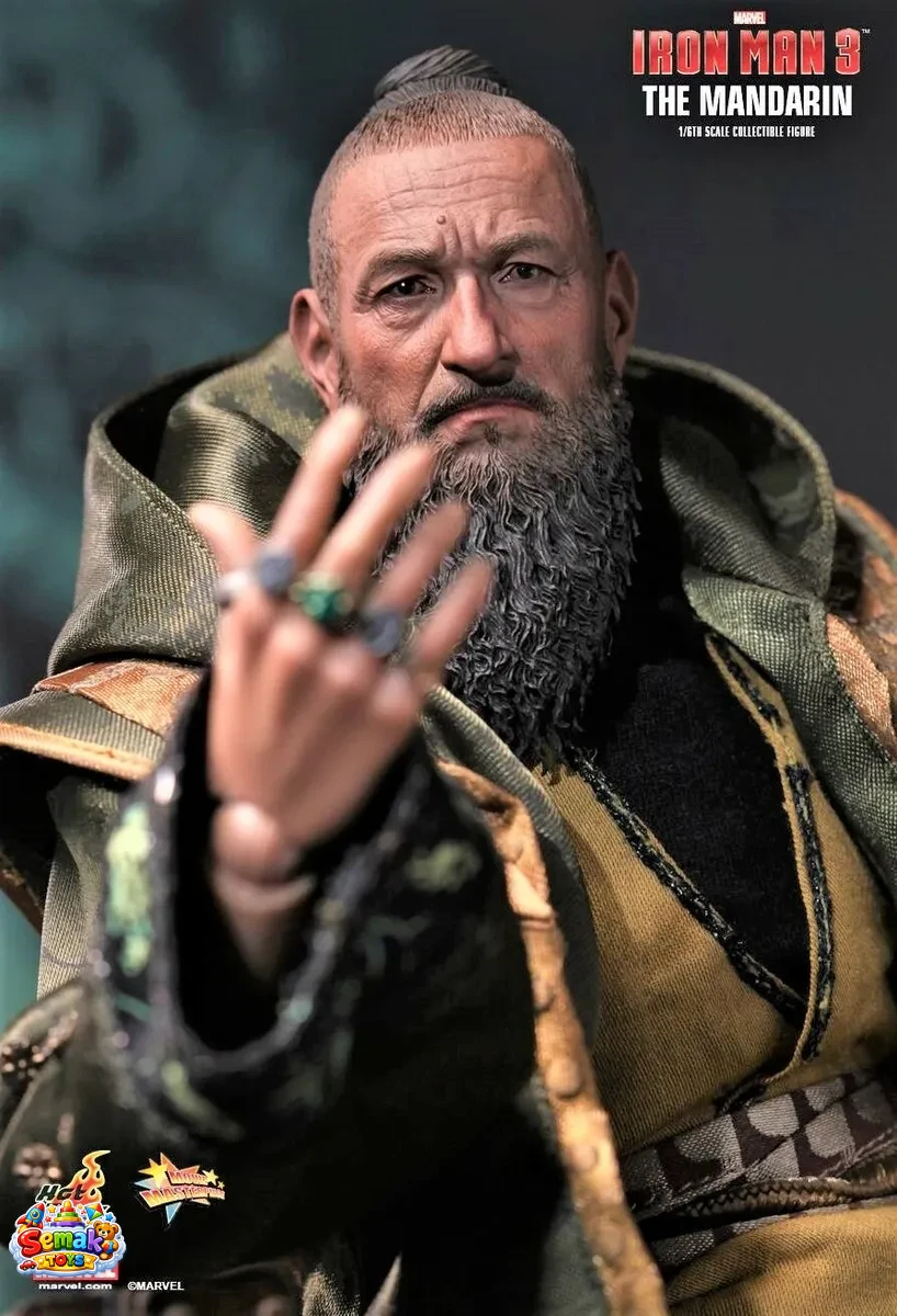 خرید اکشن فیگور کلکسیونی ماندارین شاهکار آیرونمن 3 مقیاس 1/6 برند هات تویز HOT TOYS | فیگور کلکسیونی اورجینال