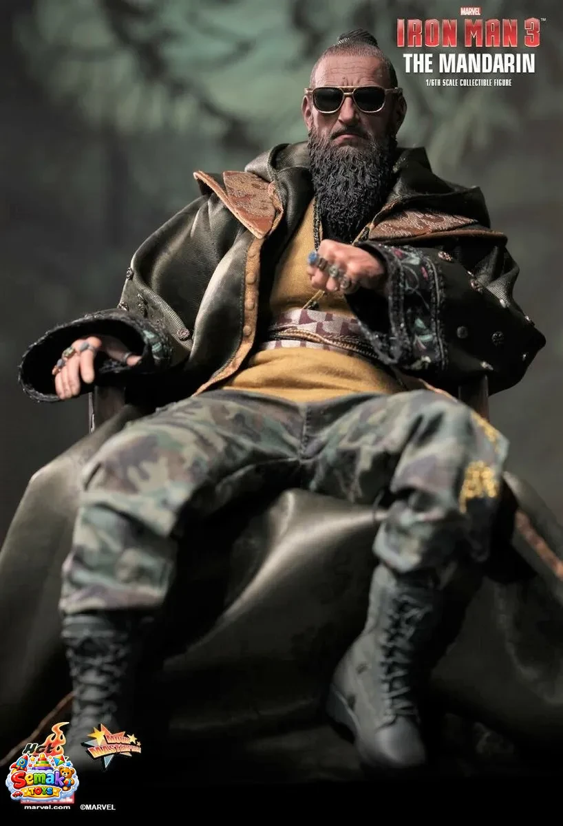 خرید اکشن فیگور کلکسیونی ماندارین شاهکار آیرونمن 3 مقیاس 1/6 برند هات تویز HOT TOYS | فیگور کلکسیونی اورجینال