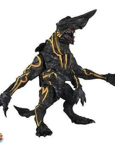 اکشن فیگور کلکسیونی 20 اینچ شخصیت کایجا حاشیه اقیانوس آرام دهان چراغ دار  Kaiju Knifehead برند نکا NECA