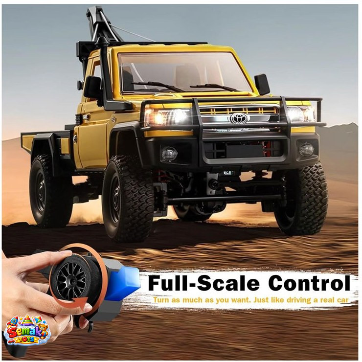 ماشین کنترلی صخره نورد تویوتا لندکروز وانت جرثقیل دار مدل MN MODELS MN82 T